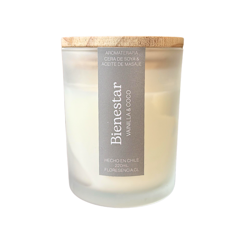 Vela aromática bienestar