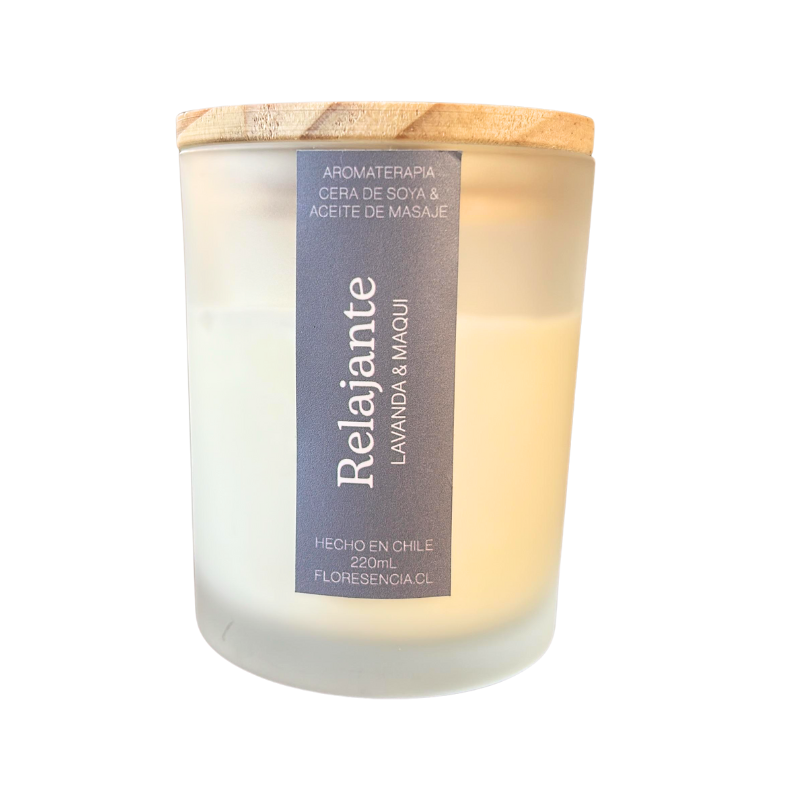 Vela aromática relajante