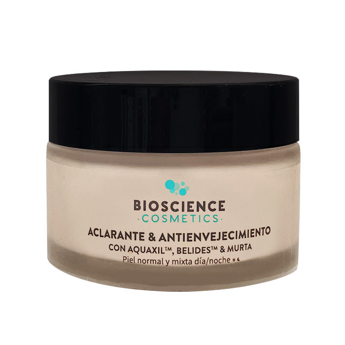 Crema bioscience aclarante & antienvejecimiento