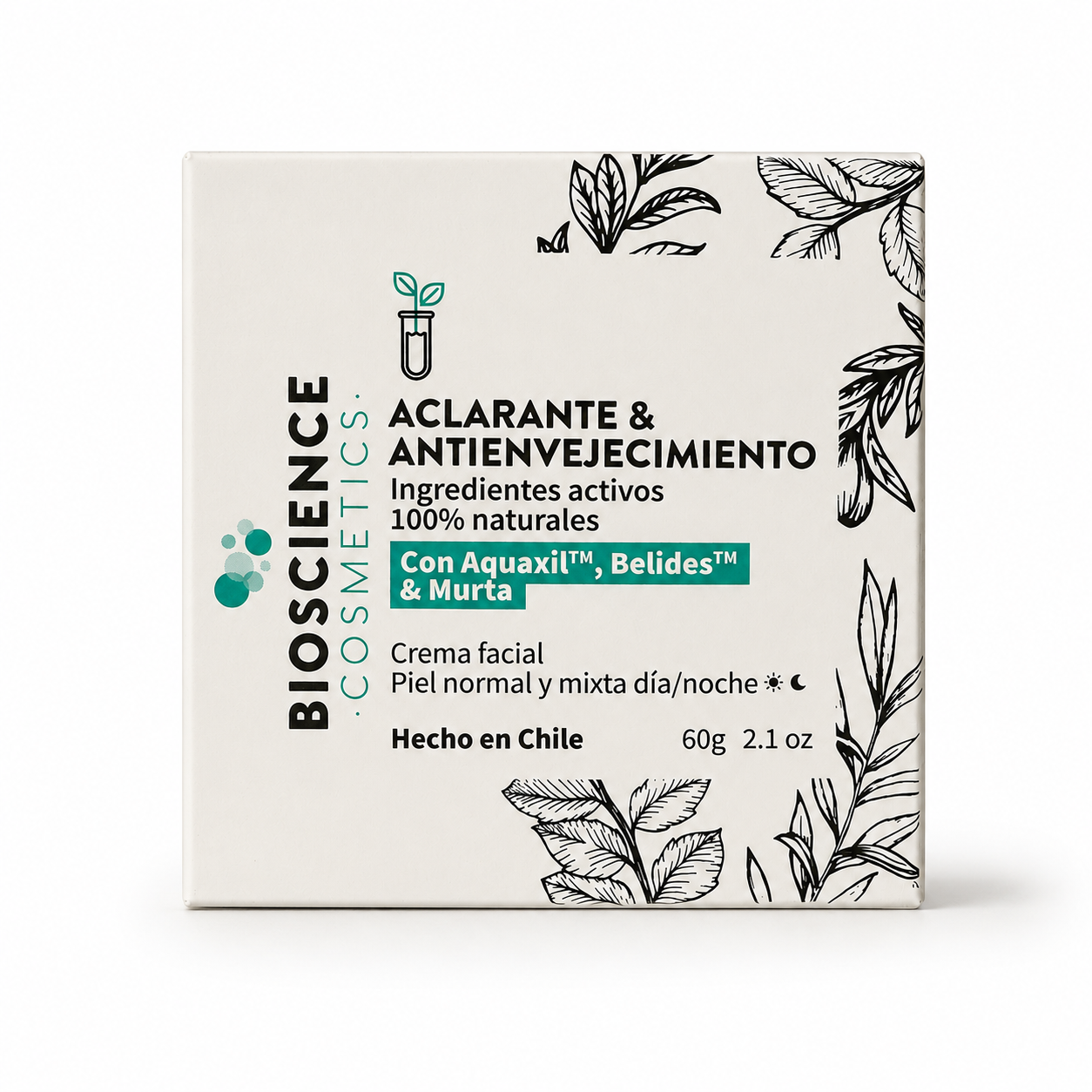 Crema Facial Bioscience Aclarante & Antienvejecimiento 60g