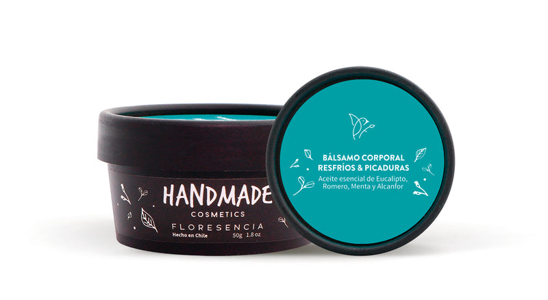 Bálsamo Natural Refrescante & Calmante (Resfríos & Picaduras) 50g