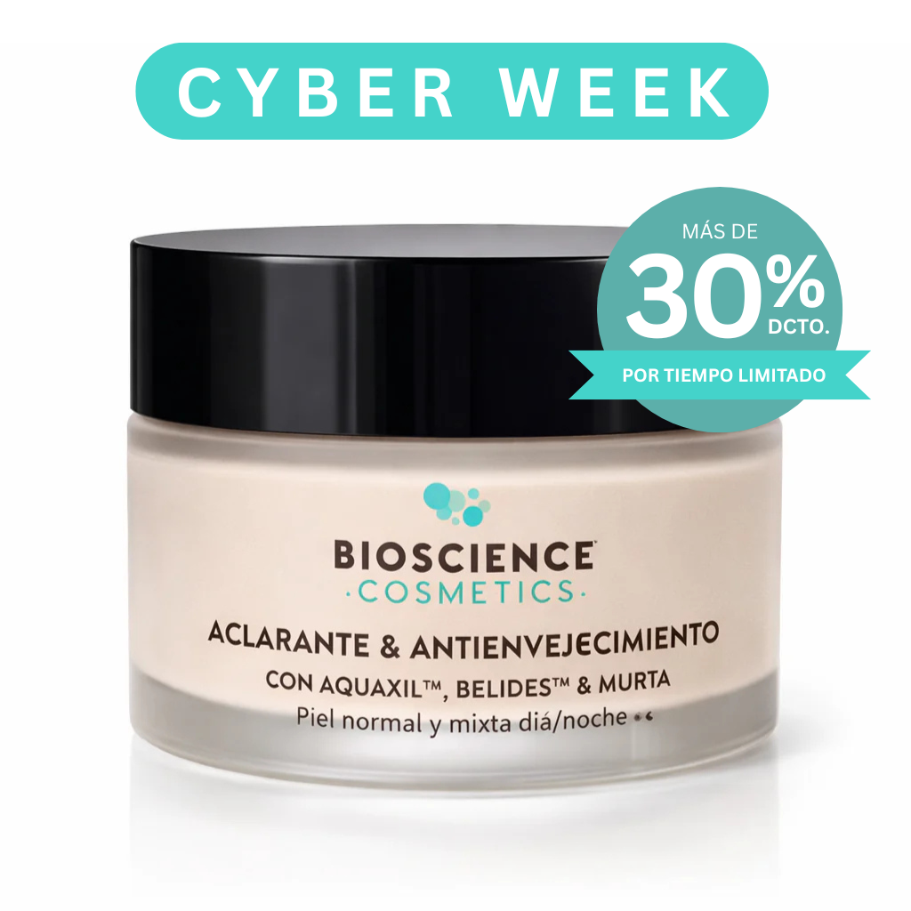 Crema Facial Bioscience Aclarante & Antienvejecimiento 60g