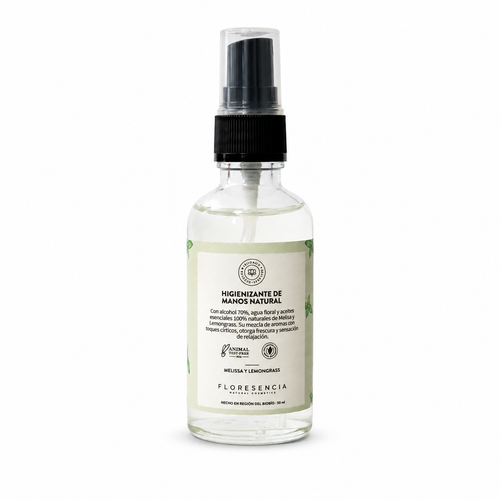 Higienizante de manos natural Melissa y Lemongrass 50ml