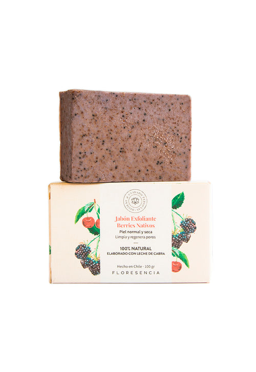 Jabón Exfoliante de Berries Chilenos 100g