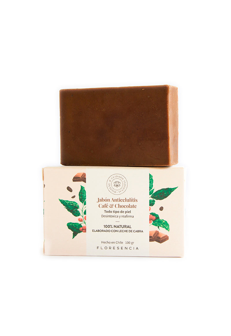 Jabón anticelulítis con café y chocolate