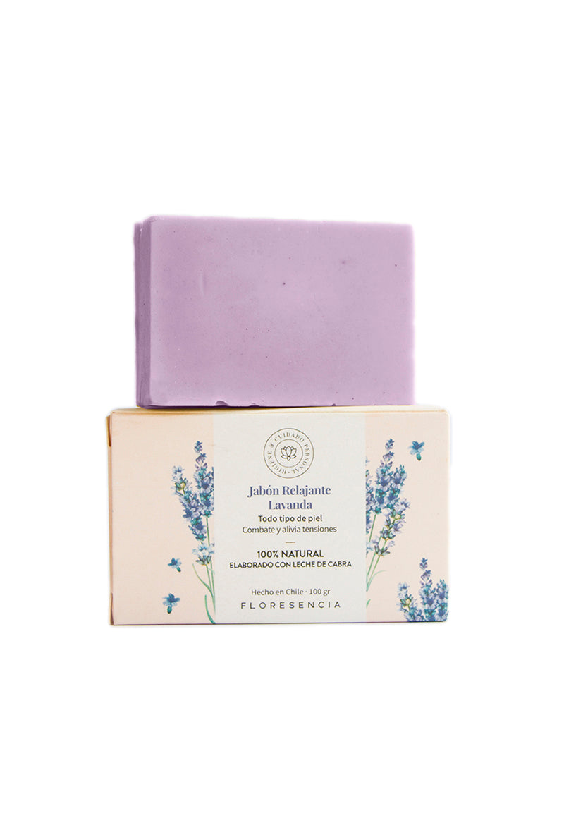 Jabón relajante de lavanda