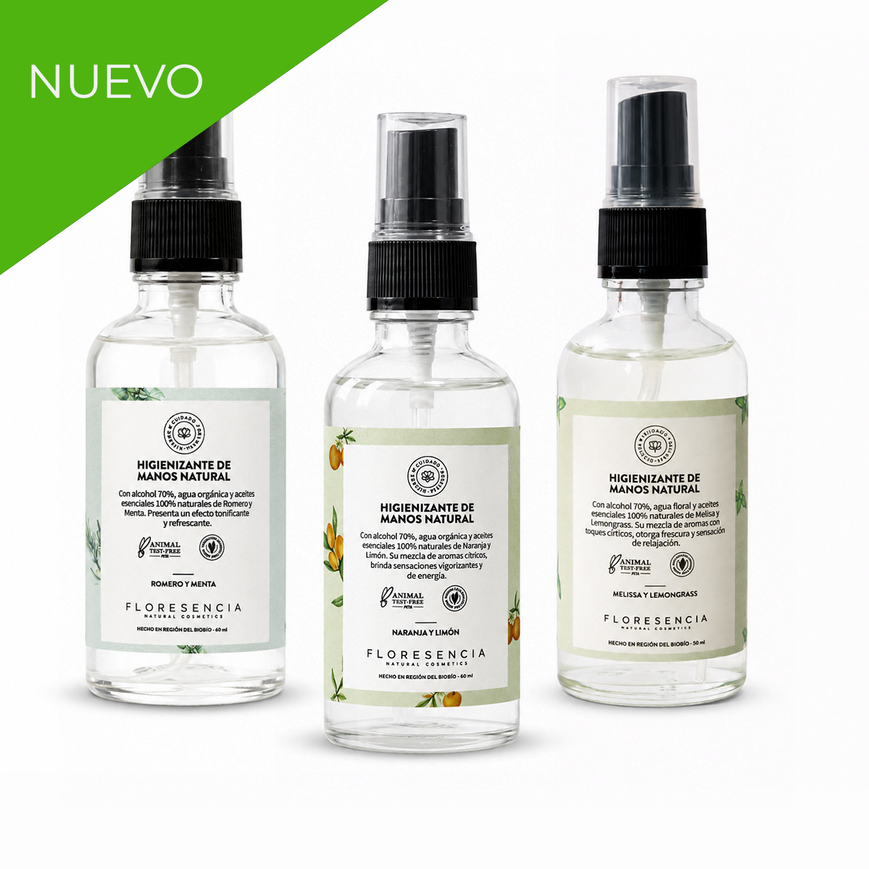 Citrus Herbs – Pack de 3 Higienizantes 50ml