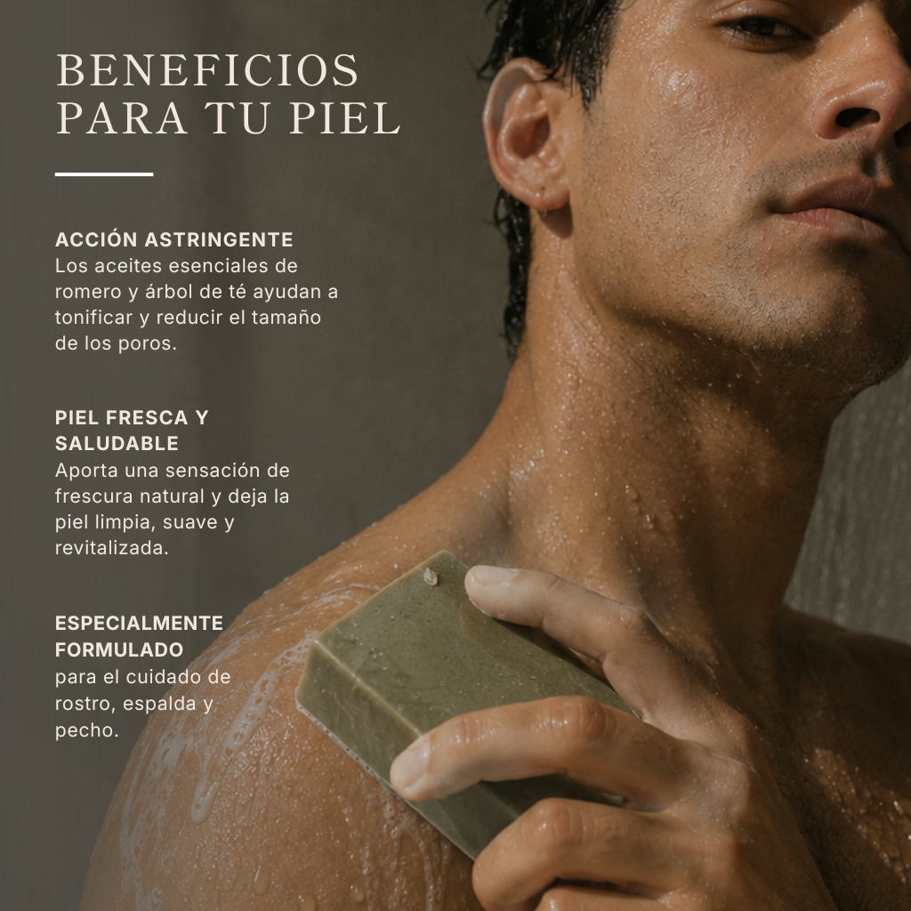 Jabón Purificante Romero & Árbol de Té 100g