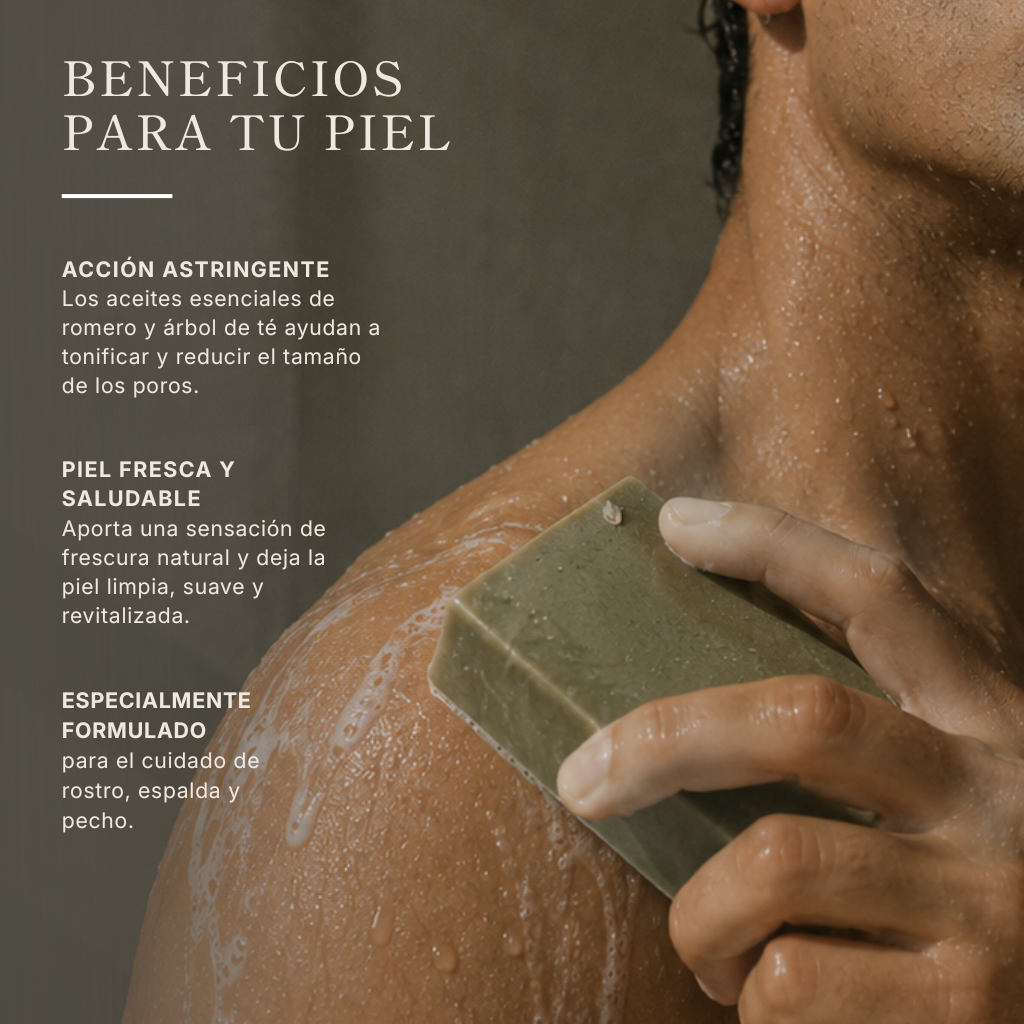 Jabón Purificante Romero & Árbol de Té 100g