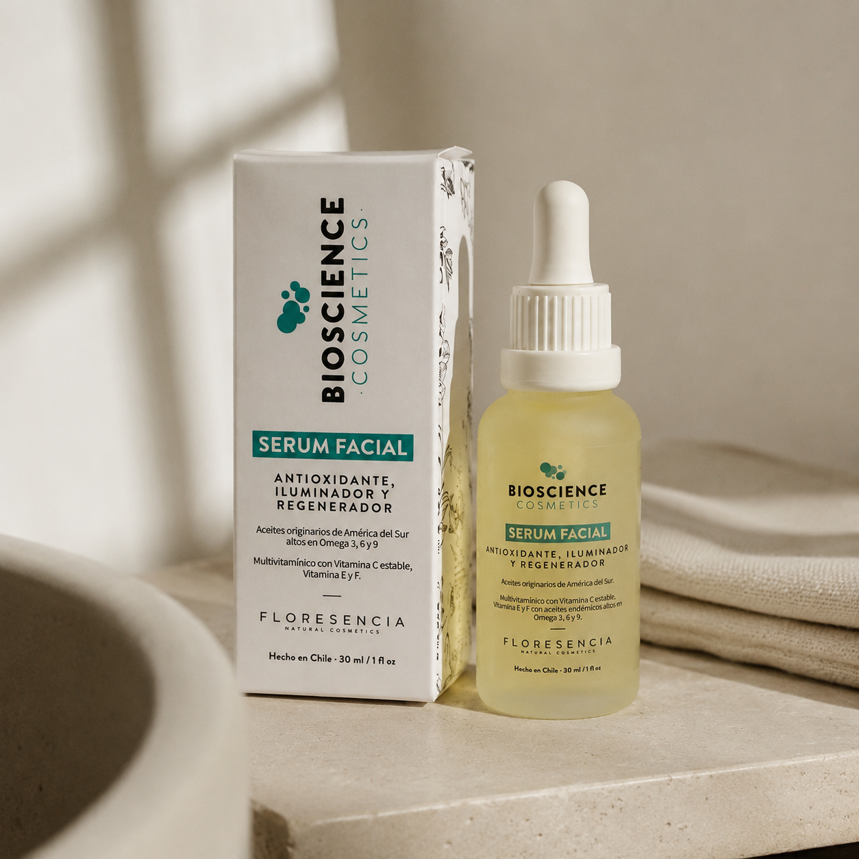 Serum facial antioxidante, iluminador & regenerador 30 ml