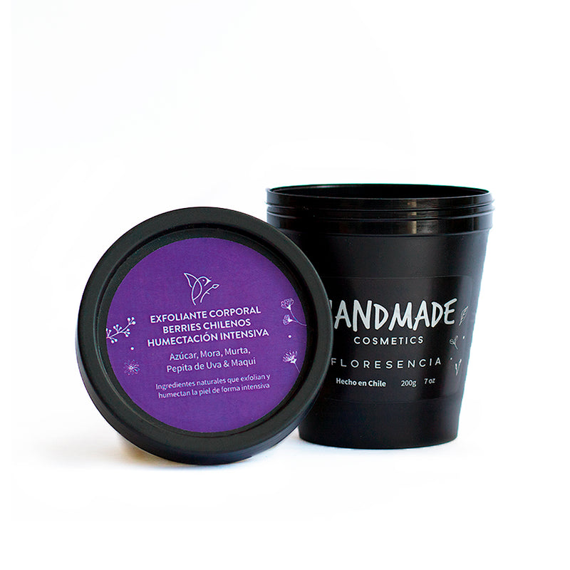 Exfoliante de berries chilenos 200 g