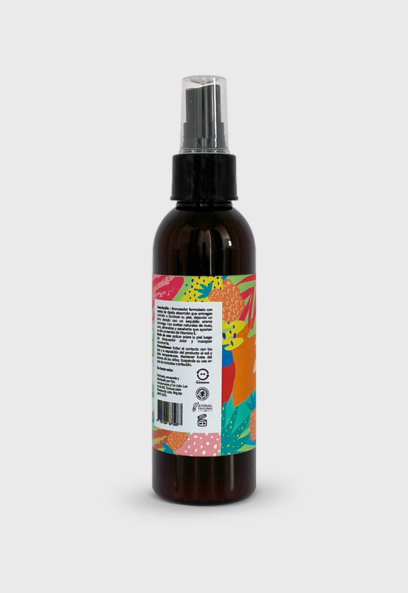 Aceite bronceador natural