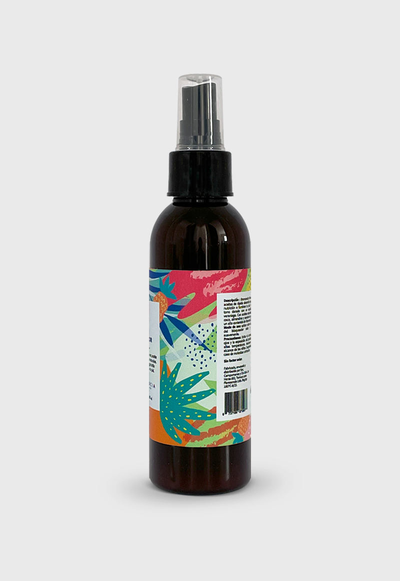 Aceite bronceador natural