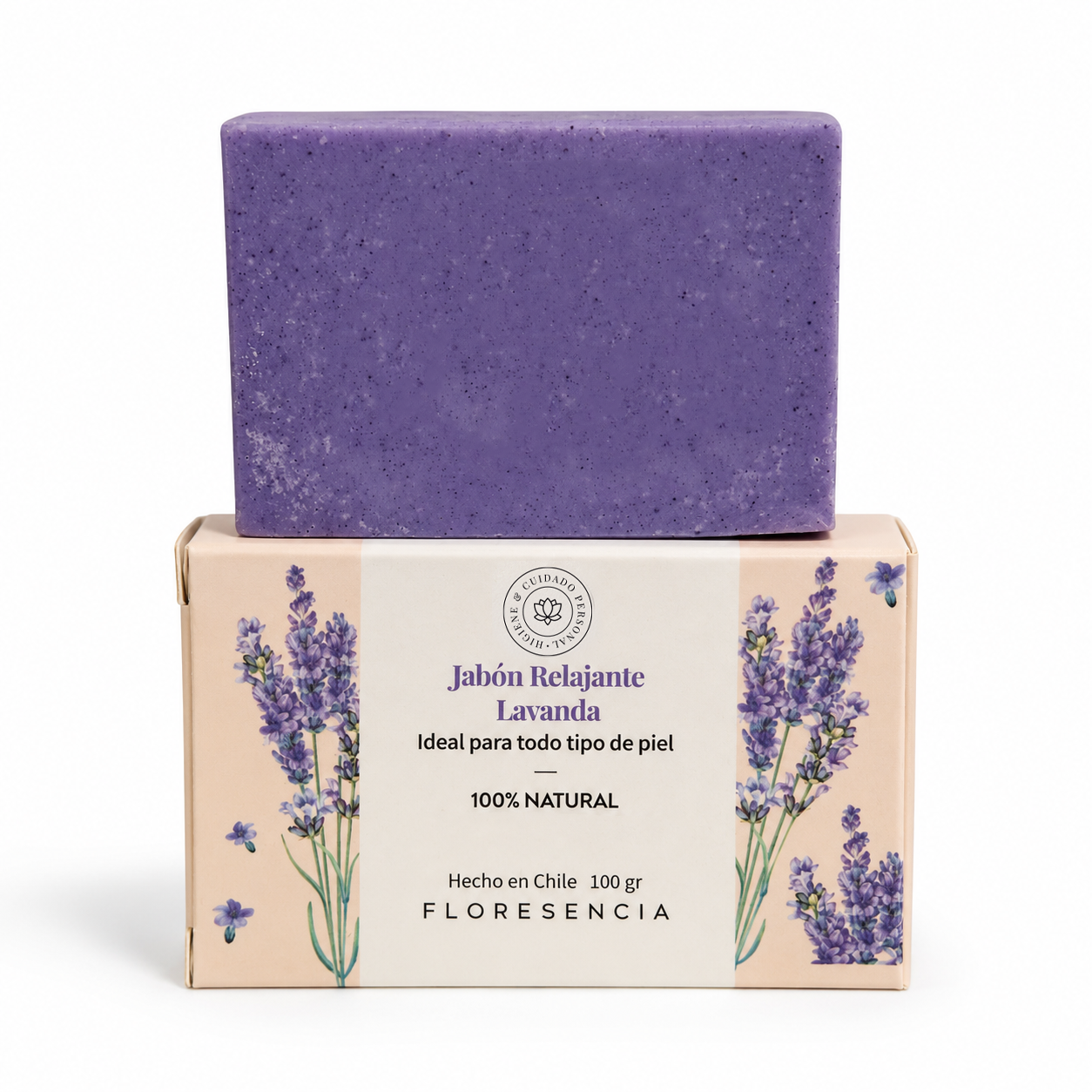 Jabón Relajante de Lavanda 100g