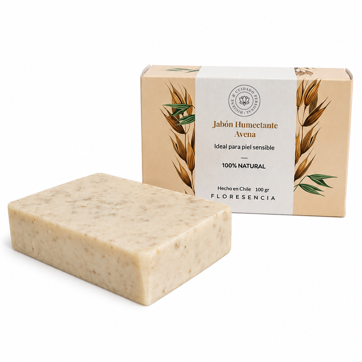 Jabón Humectante de Avena 100g