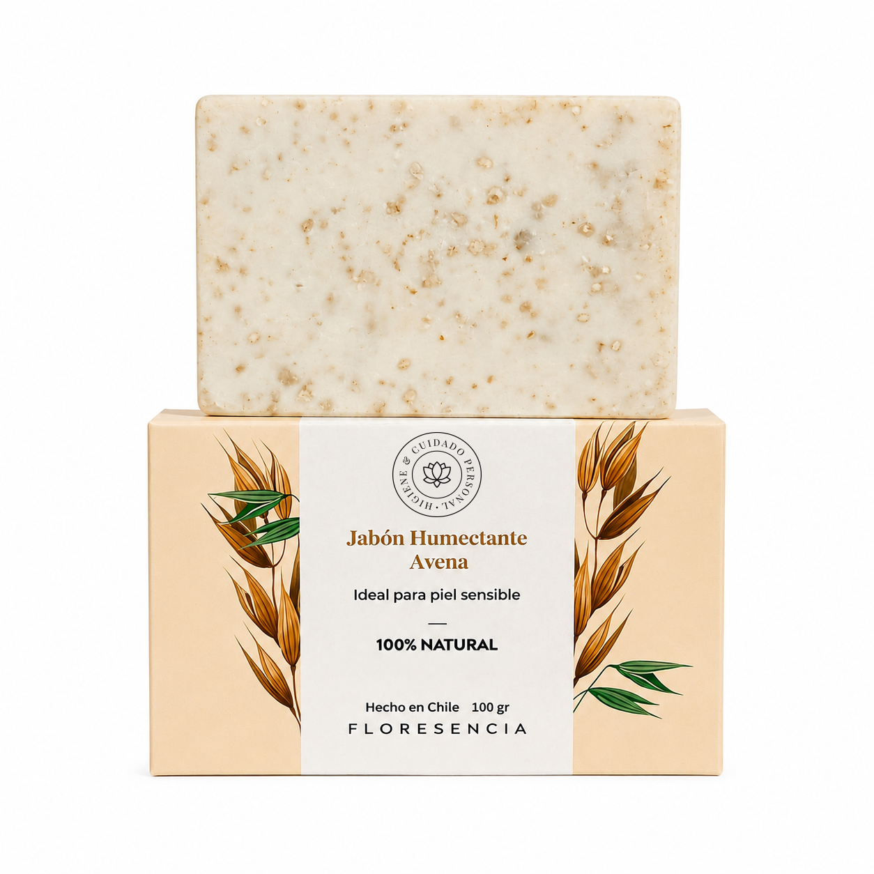 Jabón Humectante de Avena 100g