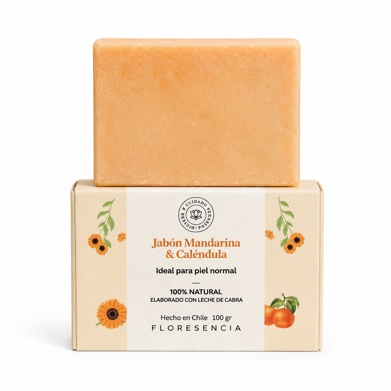 Jabón Revitalizante Mandaria Caléndula 100g