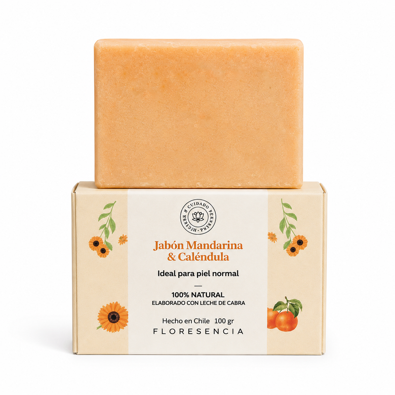 Jabón Revitalizante Mandarina Caléndula 100g
