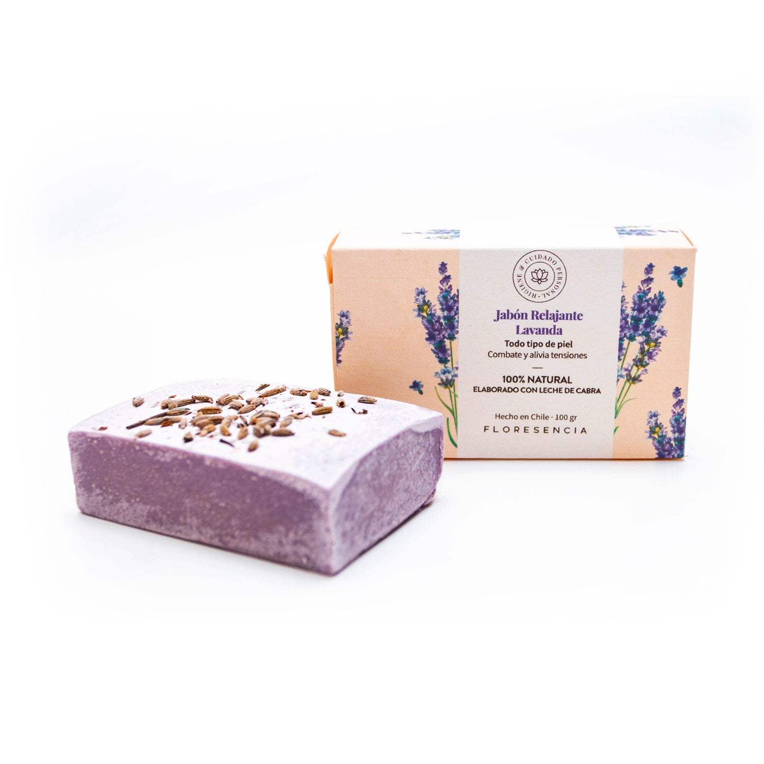 Jabón relajante de lavanda