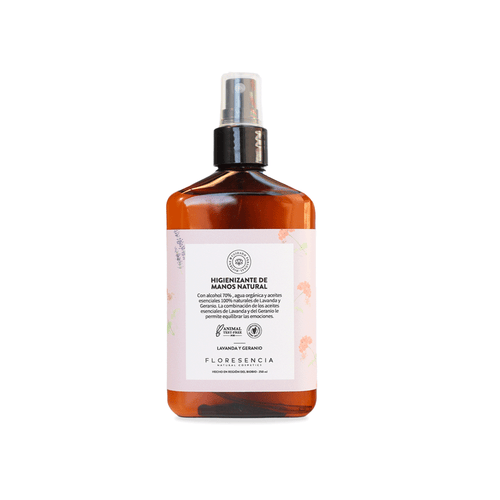 Higienizante de manos natural lavanda y geranio 250 ml